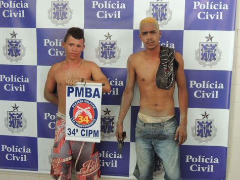 Brumado: Polícia detém dupla suspeita de assaltar lotérica