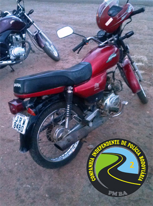 BA-148: PRE recupera motocicleta roubada