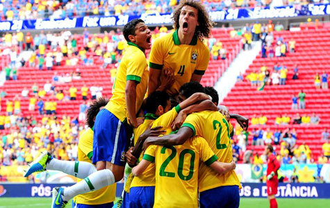 Brasil joga bem e atropela a Austrália