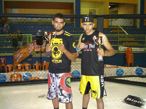 Atletas brumadenses vencem luta de Muay Thai em Barra da Estiva