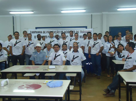 DTTU participa de campanha de prevenção de acidentes da Andrade Gutierrez