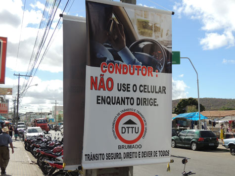 Departamento de Trânsito inicia campanha educativa em Brumado