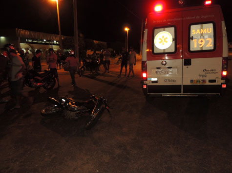 Brumado: Colisão entre motocicletas em frente ao terminal rodoviário