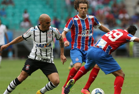 Corinthians vence e afunda o Bahia