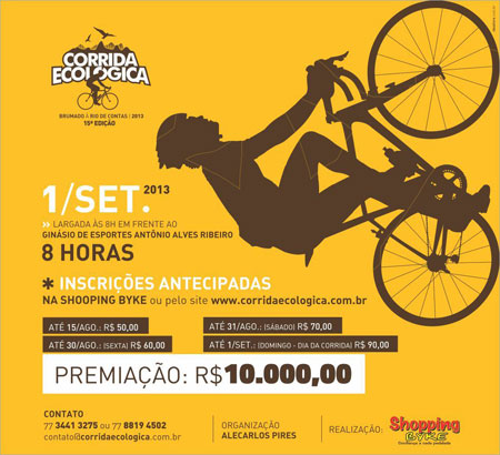 15ª Corrida Ecológica Brumado/Rio de Contas acontece em setembro