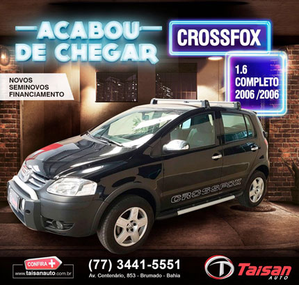 Crossfox acaba de chegar na Taisan Auto em Brumado