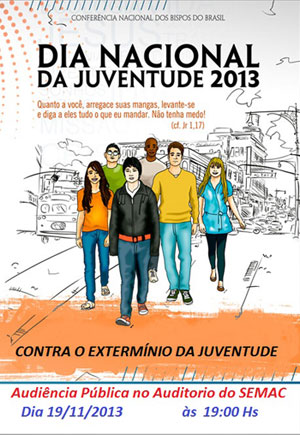 Brumado: Audiência Pública debaterá o tema Contra o Extermínio da Juventude