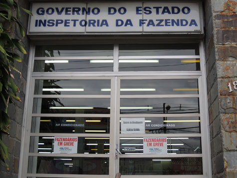 Bahia: Inspetoria da Fazenda em Greve