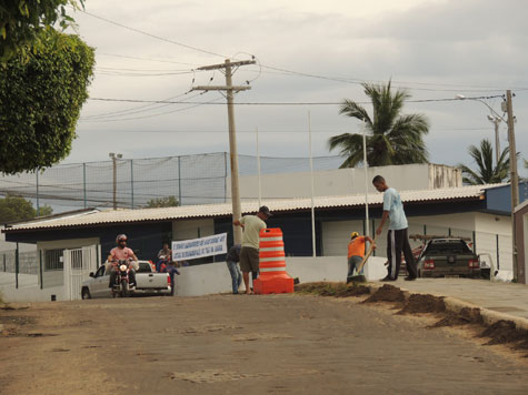 Brumado: Avenida João Paulo I é restaurada de repente por conta de inauguração de Fórum Eleitoral