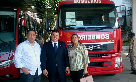 Brumado: Liu Vasconcelos recebe apoio de Marquinho Viana para implantação do Corpo de Bombeiros