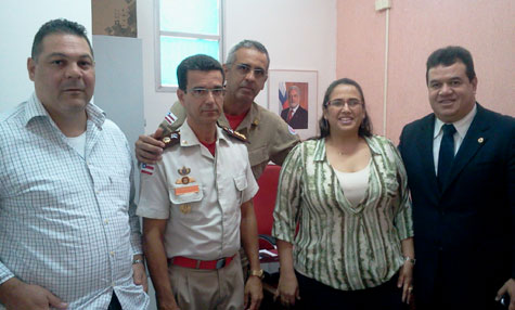 Brumado: Liu Vasconcelos recebe apoio de Marquinho Viana para implantação do Corpo de Bombeiros