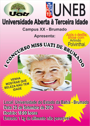 Uneb: Concurso de Miss UATI de Brumado