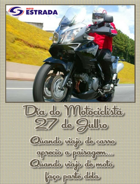 Moto Estrada Suzuki parabeniza motociclistas pelo Dia do Motociclista
