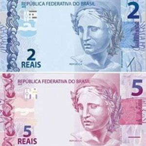 Na segunda (29), novas cédulas de R$ 2 e R$ 5 começam a circular pelo país
