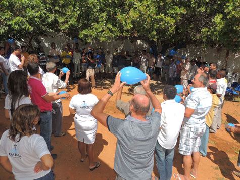 Novembro Azul: Populares do Bairro Olhos D'Água dão exemplo e participam de campanha