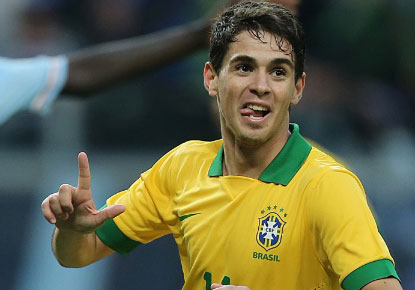 Brasil vence a França com gols de Oscar, Hernanes e Lucas