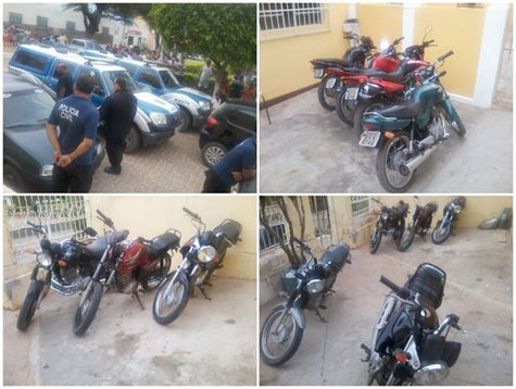 Palmas de Monte Alto: Polícia apreende diversos veículos adulterados e duas pessoas são detidas