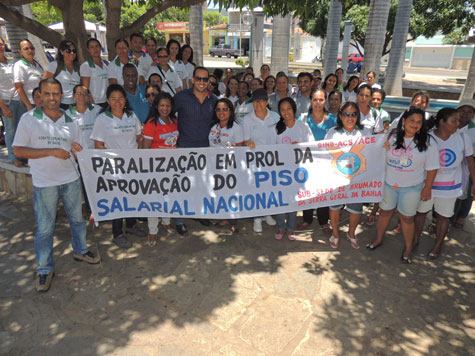 Brumado: Agentes comunitários de saúde protestam por melhorias salariais