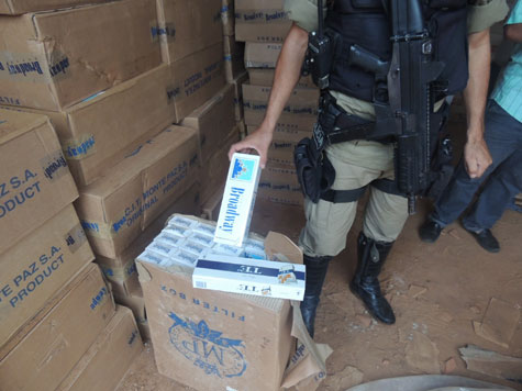 Brumado: Polícia deflagra Operação Nicotina no Mato e apreende toneladas de cigarros contrabandeados