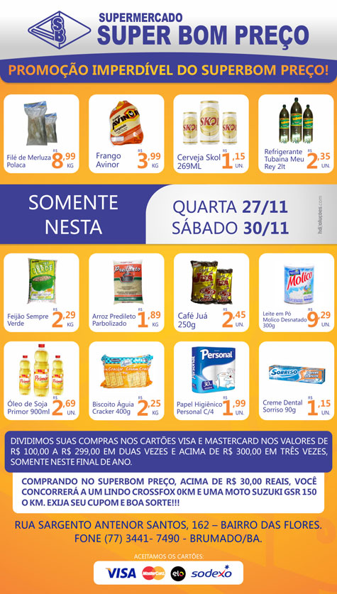 Brumado: Confira as promoções do Supermercado Super Bom Preço