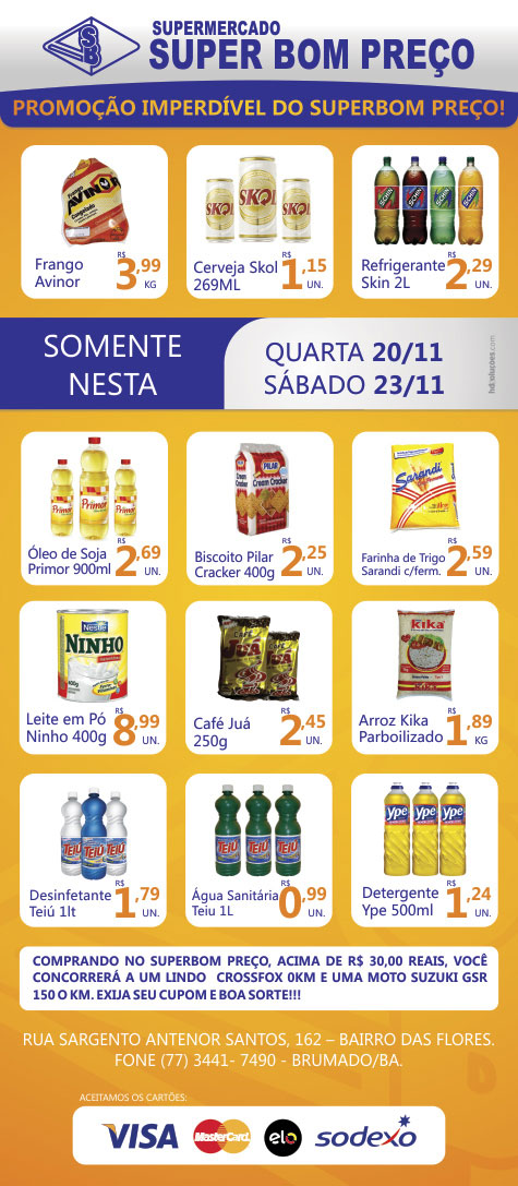 Brumado: Confira as promoções do Supermercado Super Bom Preço