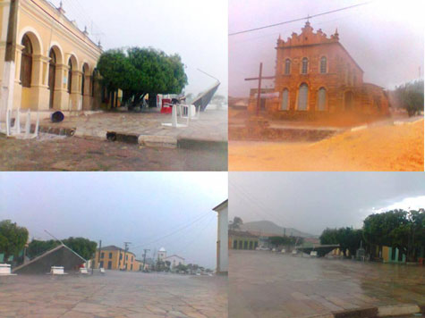 Chuva forte causa estragos no município de Rio de Contas