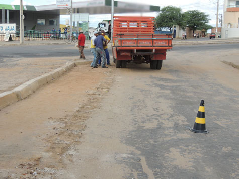 Brumado: Começam as obras na rótula da Avenida Centenário com a João Paulo I