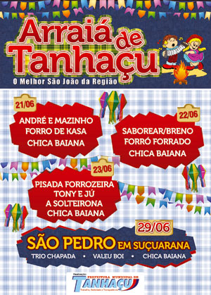 Tanhaçu: Prefeitura divulga programação do São João 2013