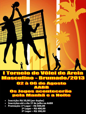 Torneio de Vôlei de areia em Brumado