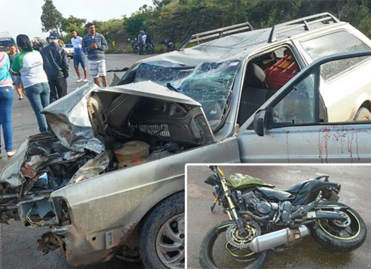 BA-142: Duas pessoas em moto morrem em acidente em Barra da Estiva