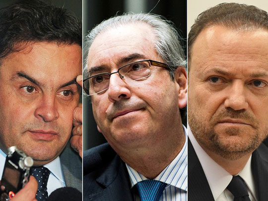 Janot pede ao STF para investigar Aécio, Cunha e Edinho