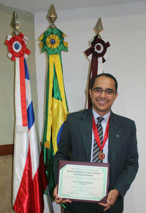 Dentista brumadense é homenageado pelo Conselho Regional de Odontologia da Bahia