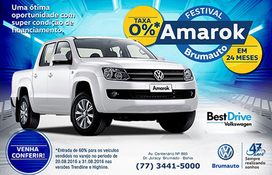 Brumauto dá início ao Festival Amarok em Brumado