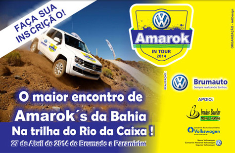 Amarok in Tour 2014 será realizado no dia 27 de abril