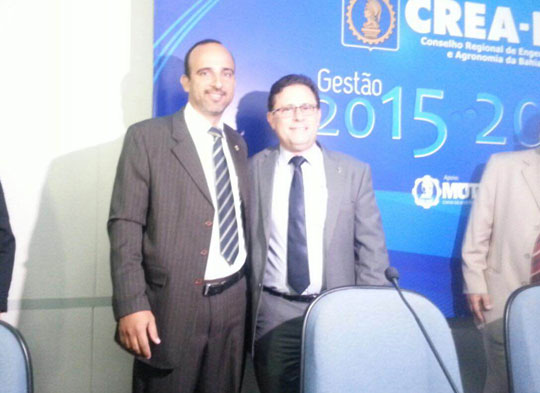 Brumadenses participam da posse do novo presidente do Crea-Ba em Salvador