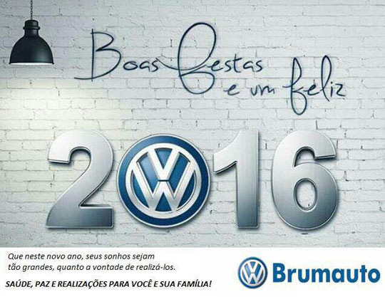 Brumauto deseja feliz 2016 a todos os brumadenses