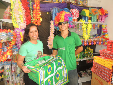 A loja Bella Vista está animando o carnaval de Brumado