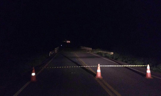 BA-148: Ponte começa a rachar e rodovia é interditada entre Brumado e Livramento de Nossa Senhora