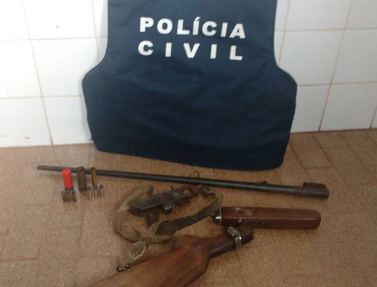 Barra da Estiva: Polícia prende indivíduo por posse irregular de arma de fogo