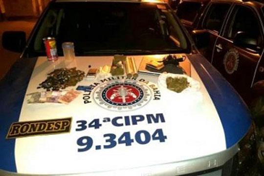 Guarda Municipal é preso em flagrante por tráfico de drogas em Barra da Estiva