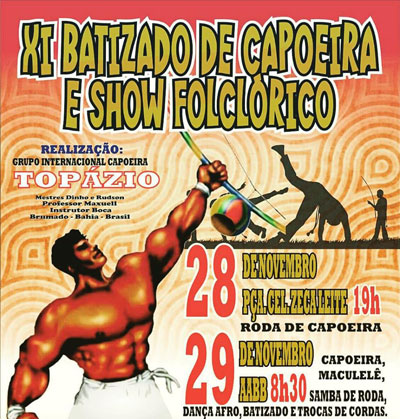 XI Batizado de Capoeira e Show Folclórico acontece em Brumado