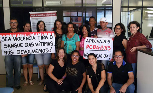 Brumadense que aguarda nomeação no concurso da Polícia Civil de 2013 faz doação de sangue no Hemoba