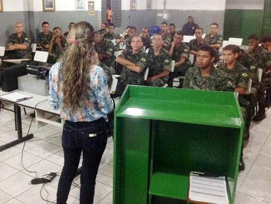 Brumado: Integrantes do Tiro de Guerra participam de palestra sobre redução da maioridade penal