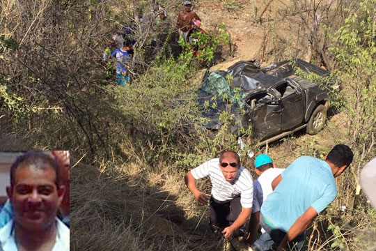 Engenheiro brumadense morre em acidente na serra dos pombos na BA-262 em Anagé