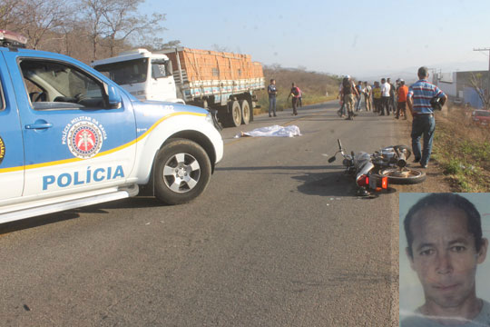 Entregador de bebidas morre em acidente na BA-148 em Brumado