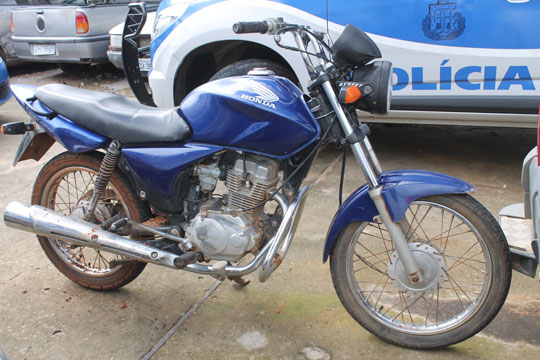 Brumado: Polícia Rodoviária faz apreensão de moto com chassis raspado