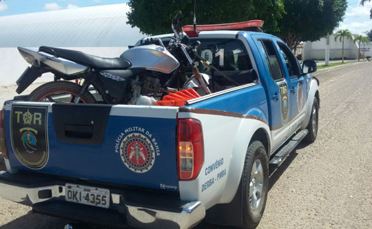 BR-030: 2º CIPR apreende motocicleta com chassi adulterado em Brumado