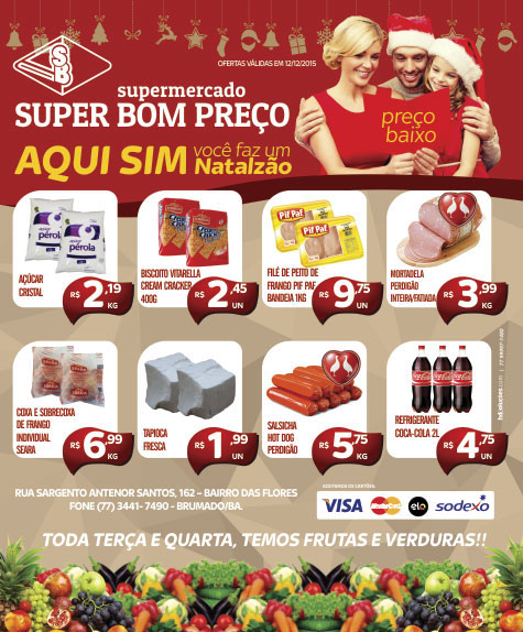 Confira as promoções do Supermercado Super Bom Preço em Brumado