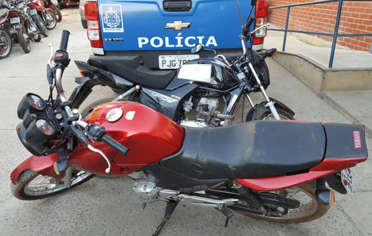 Polícia recupera motocicletas roubadas em tempo recorde em Brumado