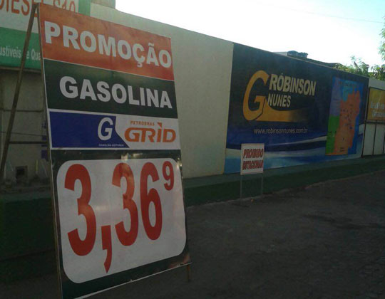 Brumado: Gasolina de R$ 3,369 e Etanol a R$ 2,299 no Posto Sabrina